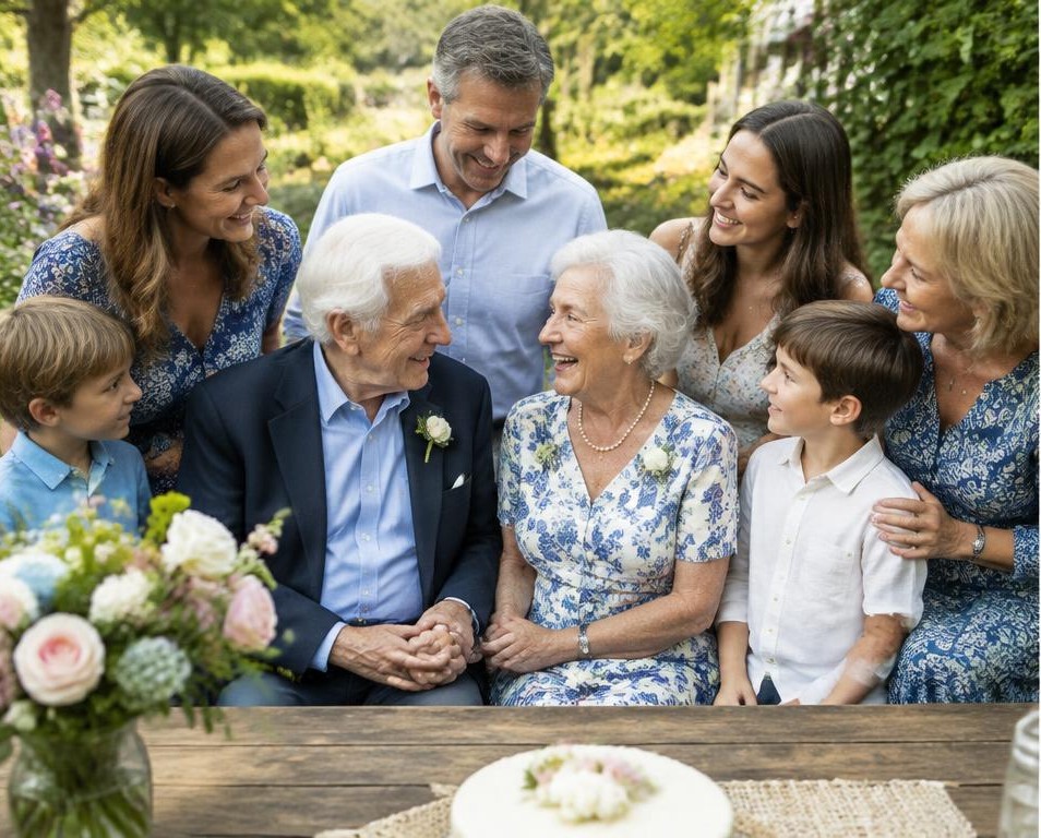 A lifetime of love, in one moment.